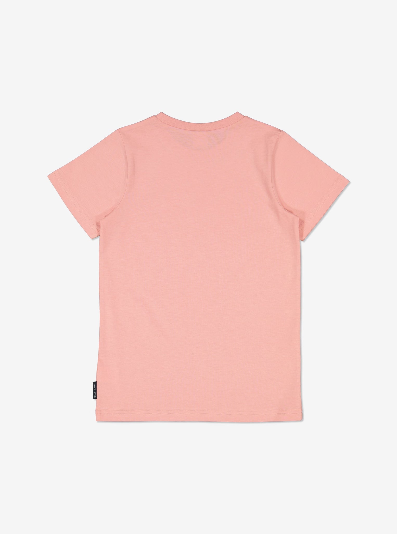  Organic Cotton Pink Kids T-Shirt from Polarn O. Pyret Kidswear. Made using environmentally friendly materials.
