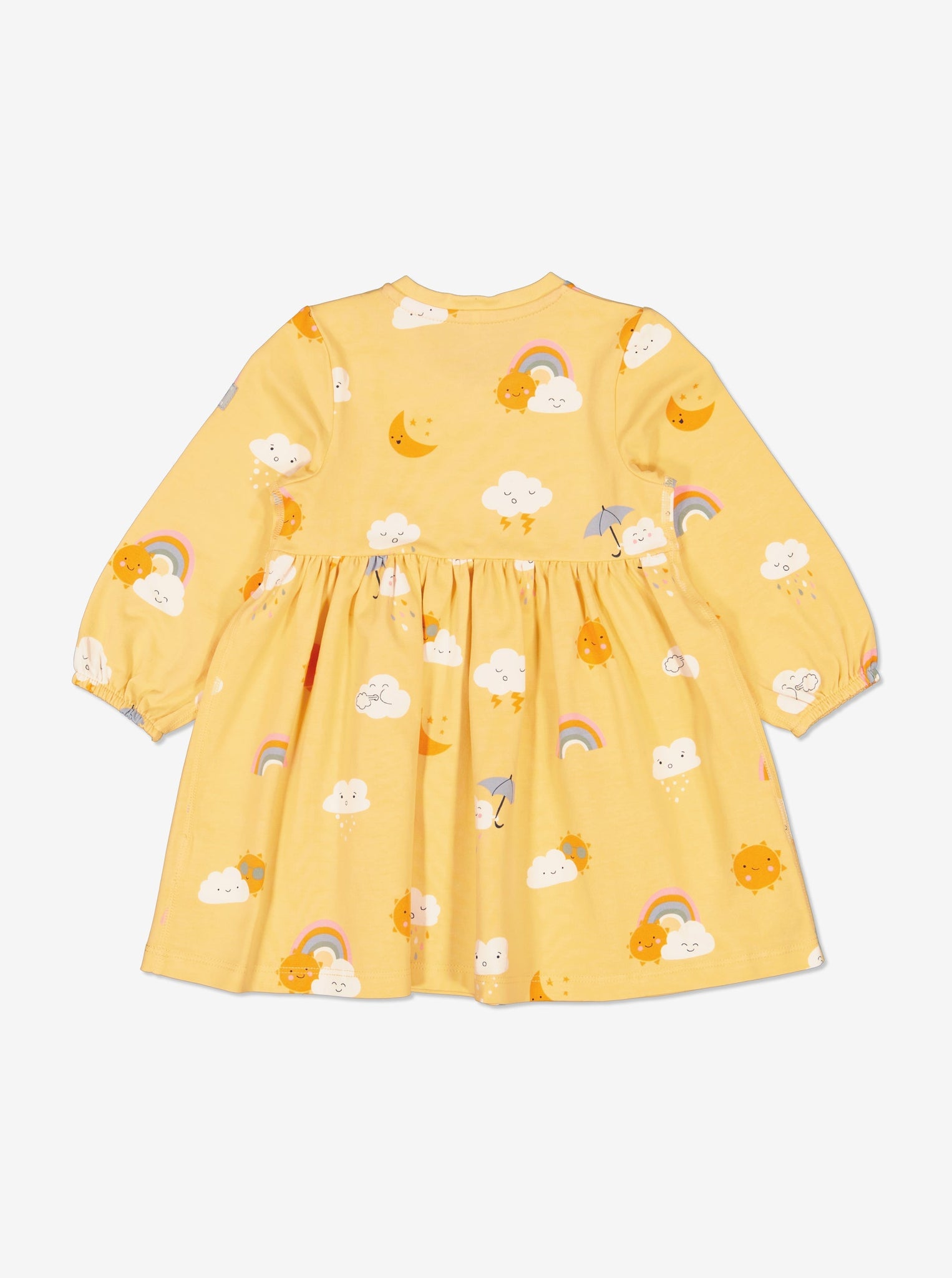  Rainbow Newborn Baby Dress from Polarn O. Pyret Kidswear. Made using environmentally friendly materials.