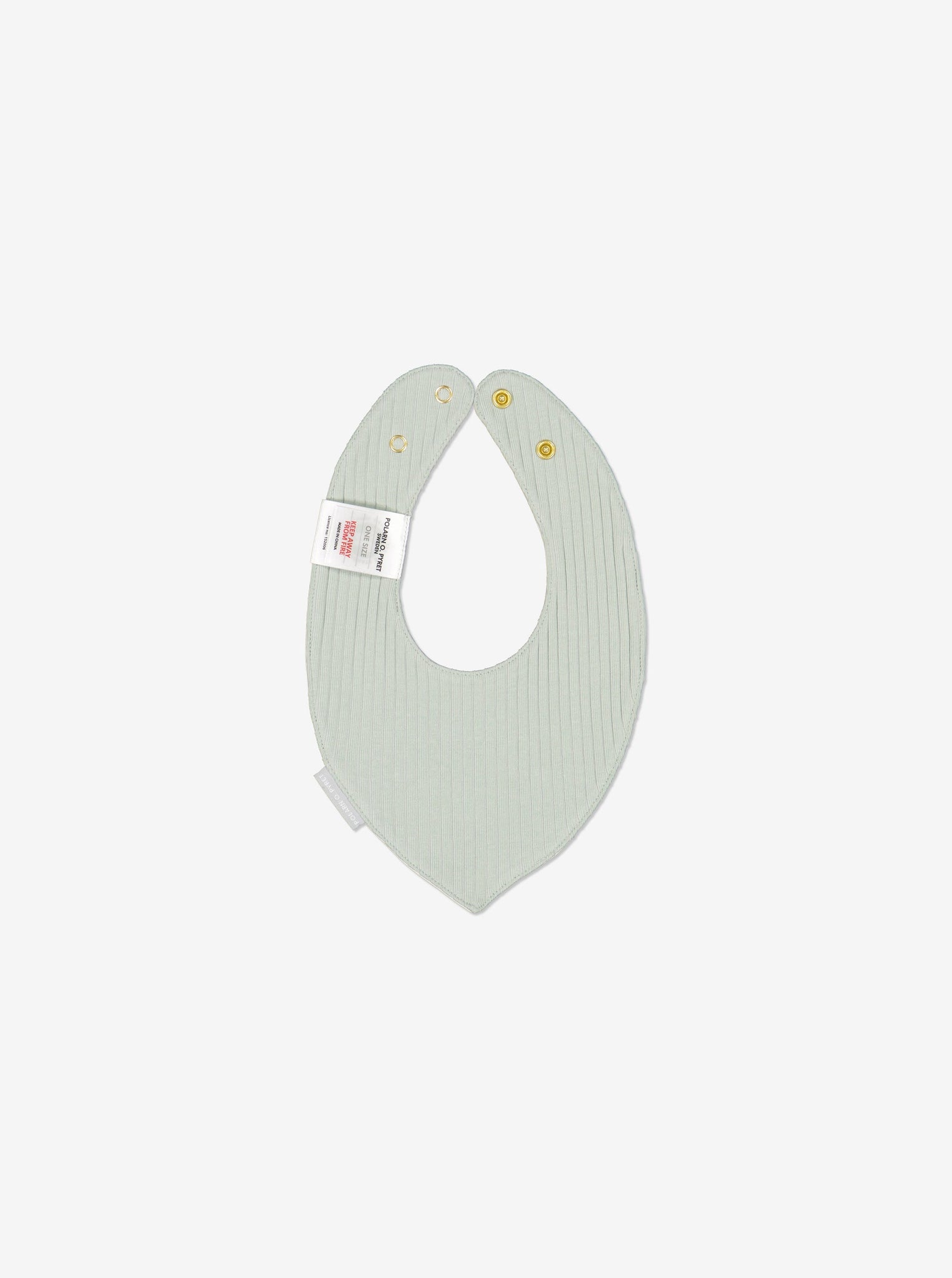  Mouse Newborn Baby Bib from Polarn O. Pyret Kidswear. Made using eco-friendly materials.