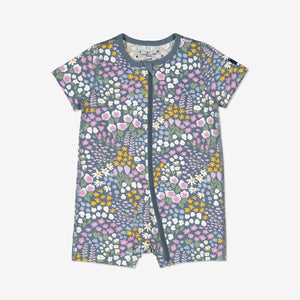 Floral Print Kids Onesie Pyjamas