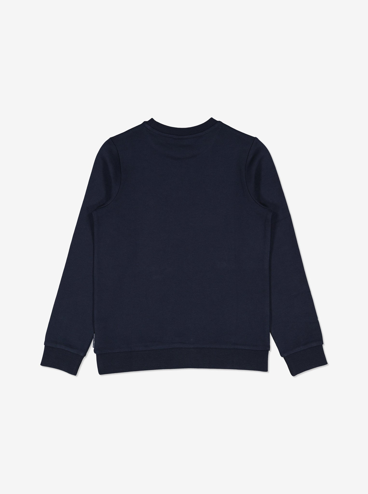  Navy Panther Print Kids Top from Polarn O. Pyret Kidswear. Made using sustainable materials.