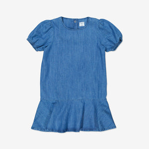  Denim Girls Dress from Polarn O. Pyret Kidswear. Made from sustainable materials.