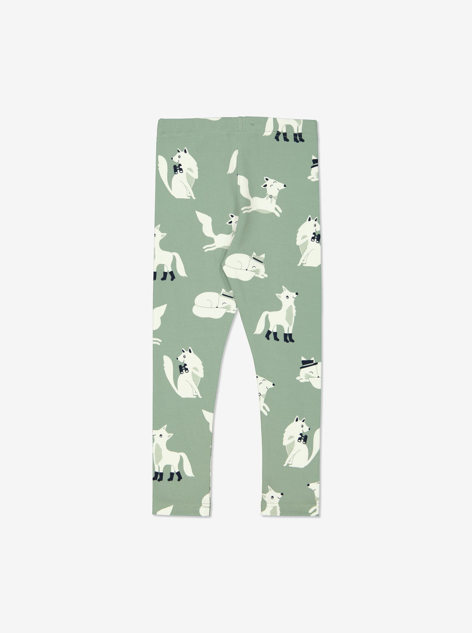  Wolf Print Kids Leggings from Polarn O. Pyret Kidswear. Made using ethically sourced materials.