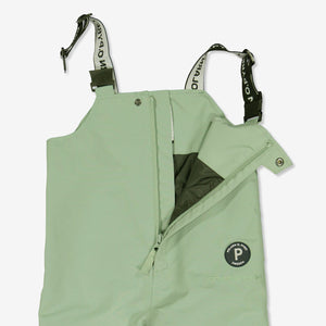Green Kids Waterproof Trousers from Polarn O. Pyret Kidswear. Durable waterproof kids trousers