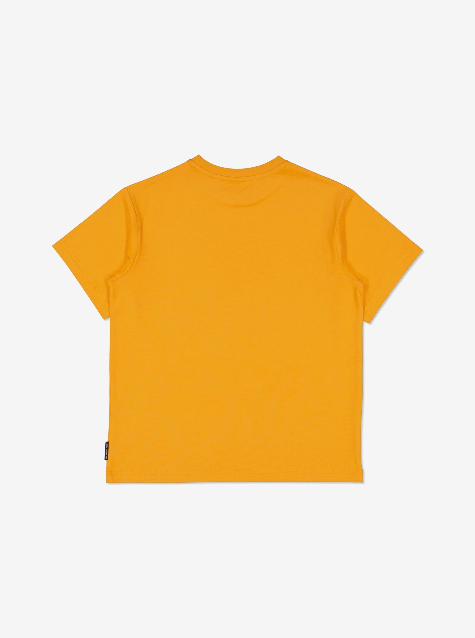  Yellow Skateboard Print Kids T-Shirt from Polarn O. Pyret Kidswear. Made using environmentally friendly materials.
