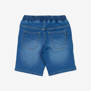 Blue Kids Denim Shorts from Polarn O. Pyret Kidswear. Made using sustainable sourced materials.