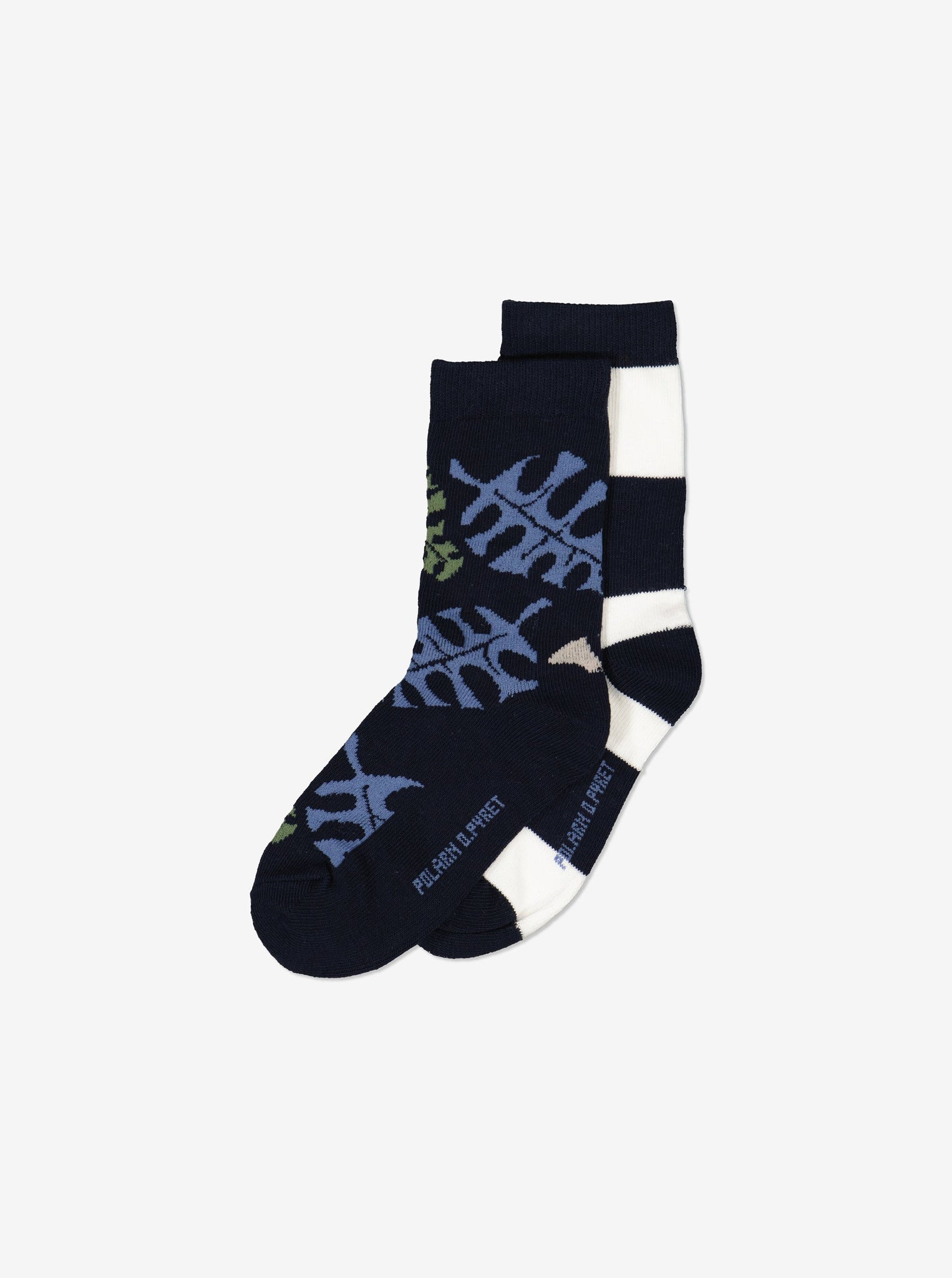  Navy Kids Socks Multipack from Polarn O. Pyret Kidswear. Made from sustainable materials.