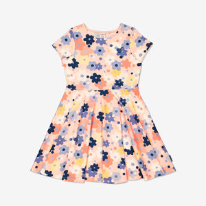 Organic Cotton Floral Kids Dress from Polarn O. Pyret Kidswear. Made from ethically sourced materials.
