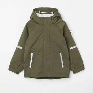 Khaki Kids Waterproof Shell Jacket from the Polarn O. Pyret kidswear collection. Made from sustainable sources.