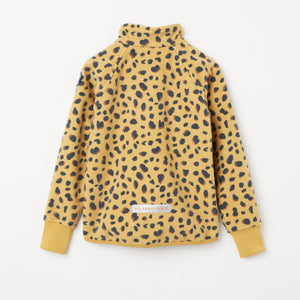 Leopard Print Kids Fleece Jacket from the Polarn O. Pyret kidswear collection. Ethically produced outerwear.