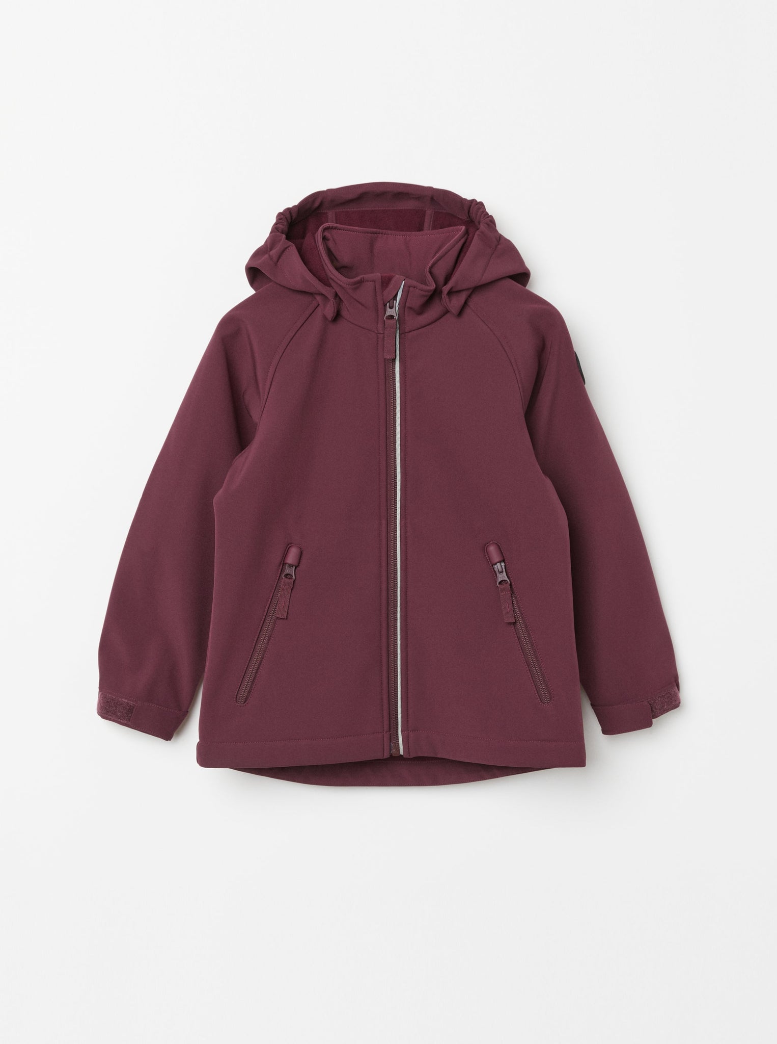 Kids Burgundy Shell Jacket from the Polarn O. Pyret kidswear collection. Made from sustainable sources.
