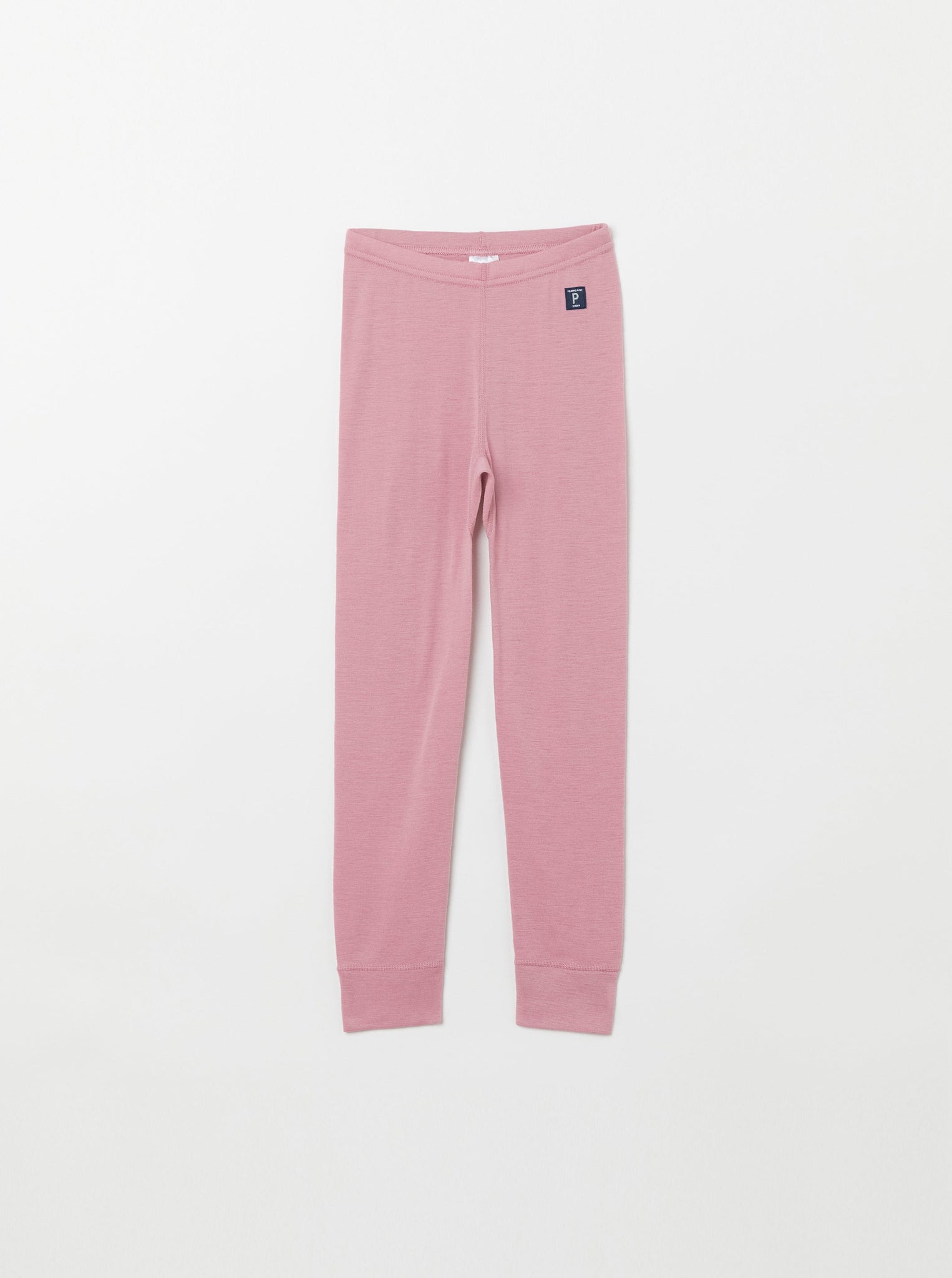 Merino Pink Thermal Kids Long Johns from the Polarn O. Pyret kidswear collection. Made from sustainable sources.