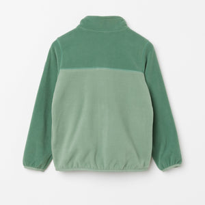 Green Kids Fleece Jacket from the Polarn O. Pyret kidswear collection. Made using ethically sourced materials.