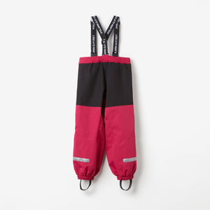 Purple Shell Waterproof Kids Trousers