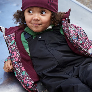 Kids Black Waterproof Trousers from the Polarn O. Pyret kidswear collection. Ethically produced kids outerwear.
