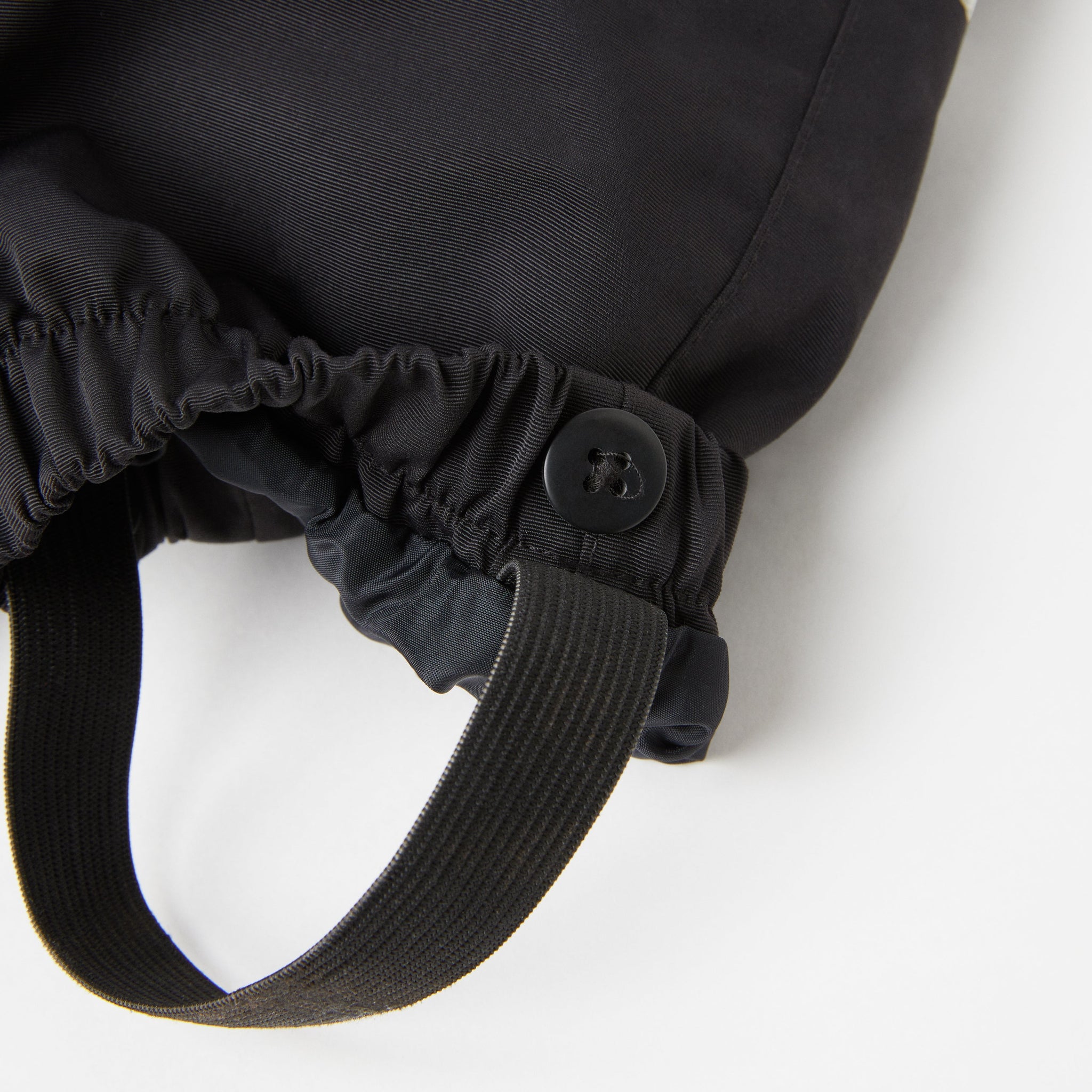 Kids Black Waterproof Trousers from the Polarn O. Pyret kidswear collection. Ethically produced kids outerwear.
