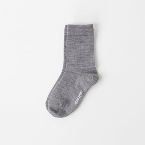 Grey Merino Kids Socks from the Polarn O. Pyret kidswear collection. Ethically produced outerwear.
