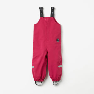 Red Kids Waterproof Trousers from the Polarn O. Pyret kidswear collection. Quality kids clothing made to last.