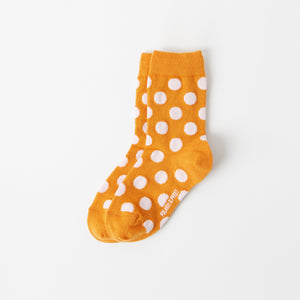 Yellow Polka-Dot Merino Kids Socks from the Polarn O. Pyret kidswear collection. Made from sustainable sources.