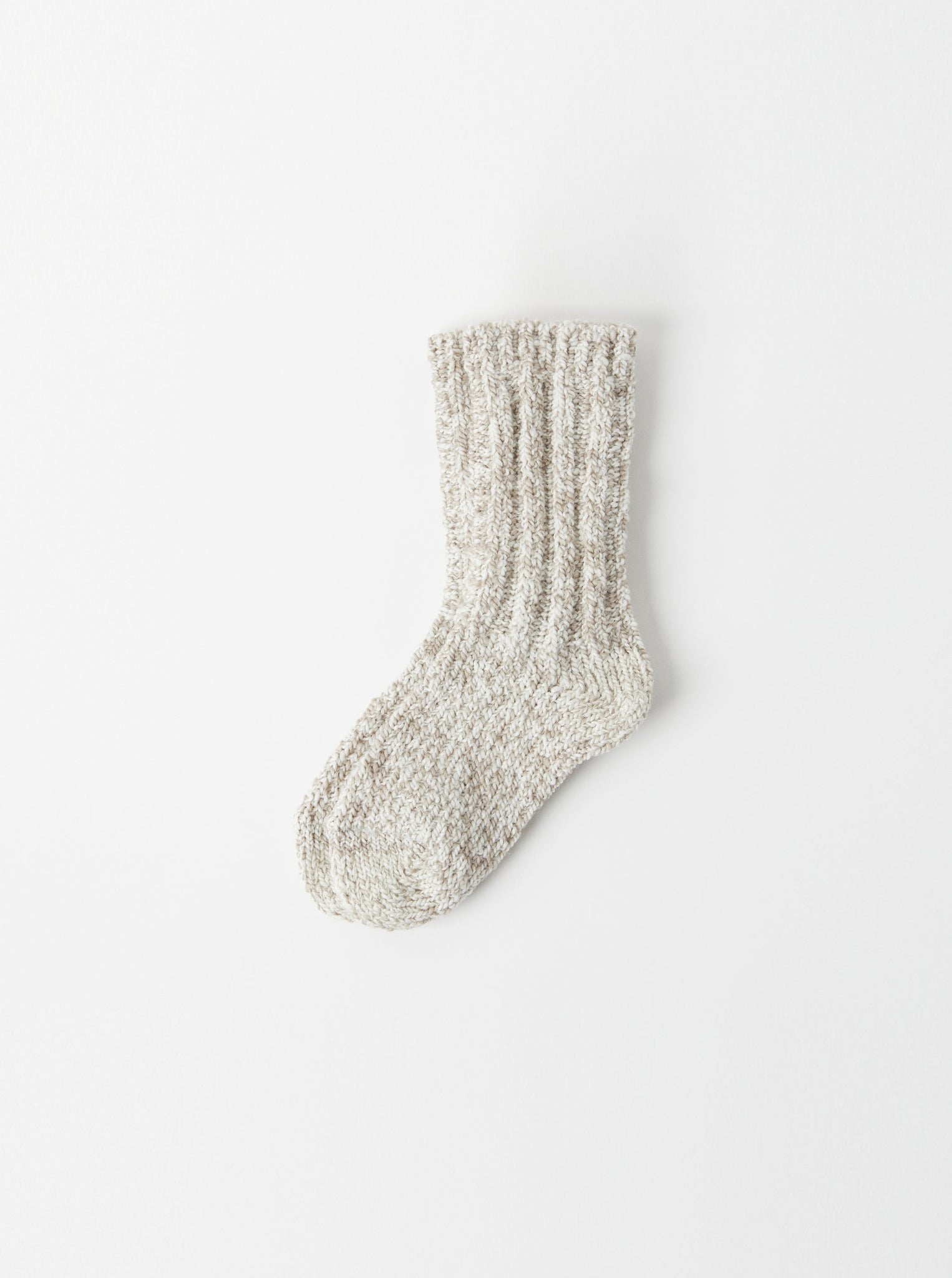 Beige Kids Thick Wool Socks from the Polarn O. Pyret kidswear collection. Ethically produced kids outerwear.
