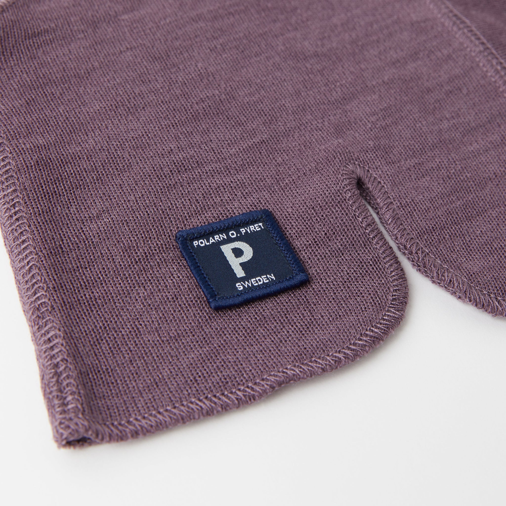 Merino Wool Purple Kids Balaclava from the Polarn O. Pyret kidswear collection. Ethically produced outerwear.
