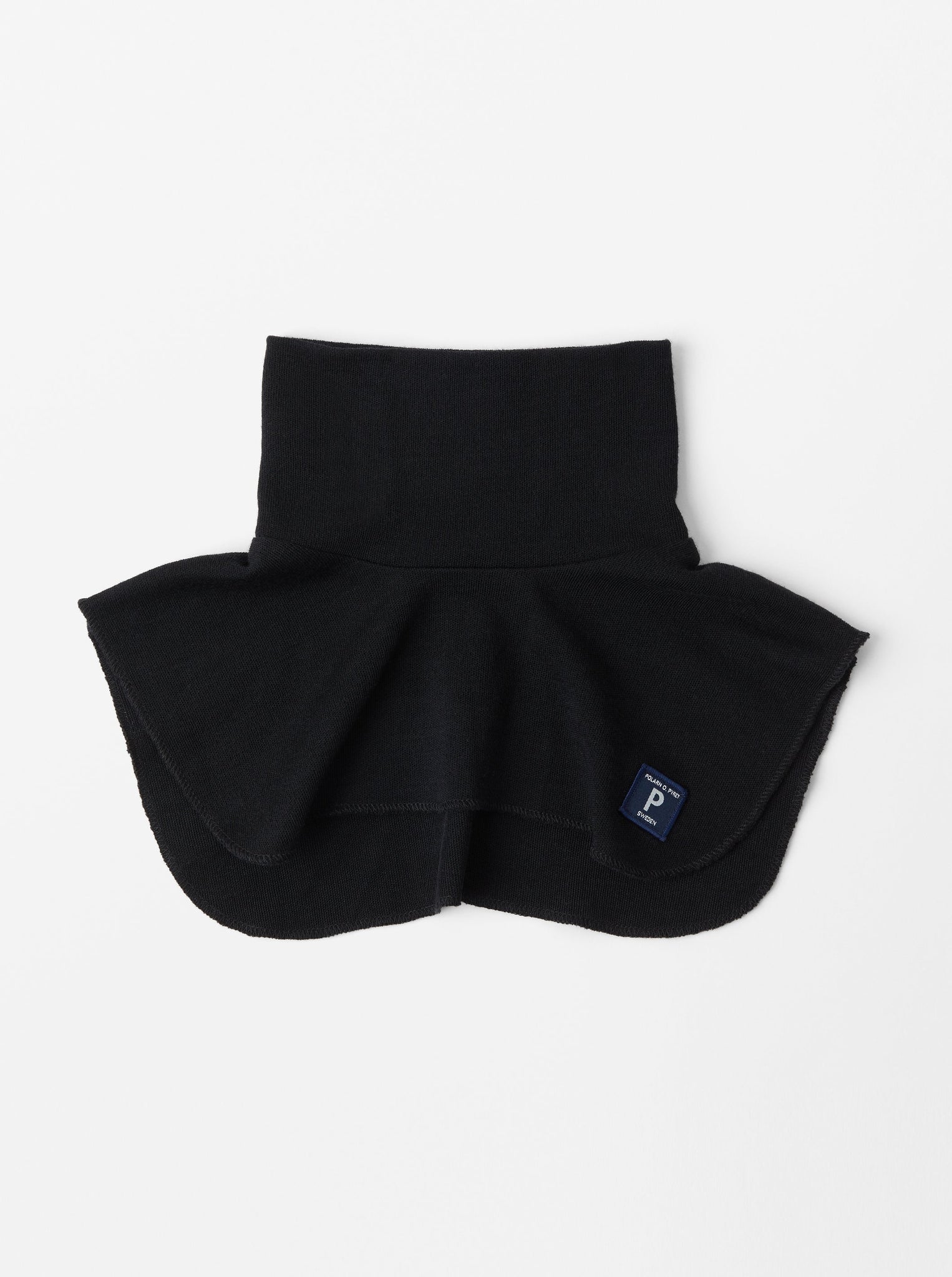 Black Merino Wool Kids Snood from the Polarn O. Pyret kidswear collection. Quality kids clothing made to last.