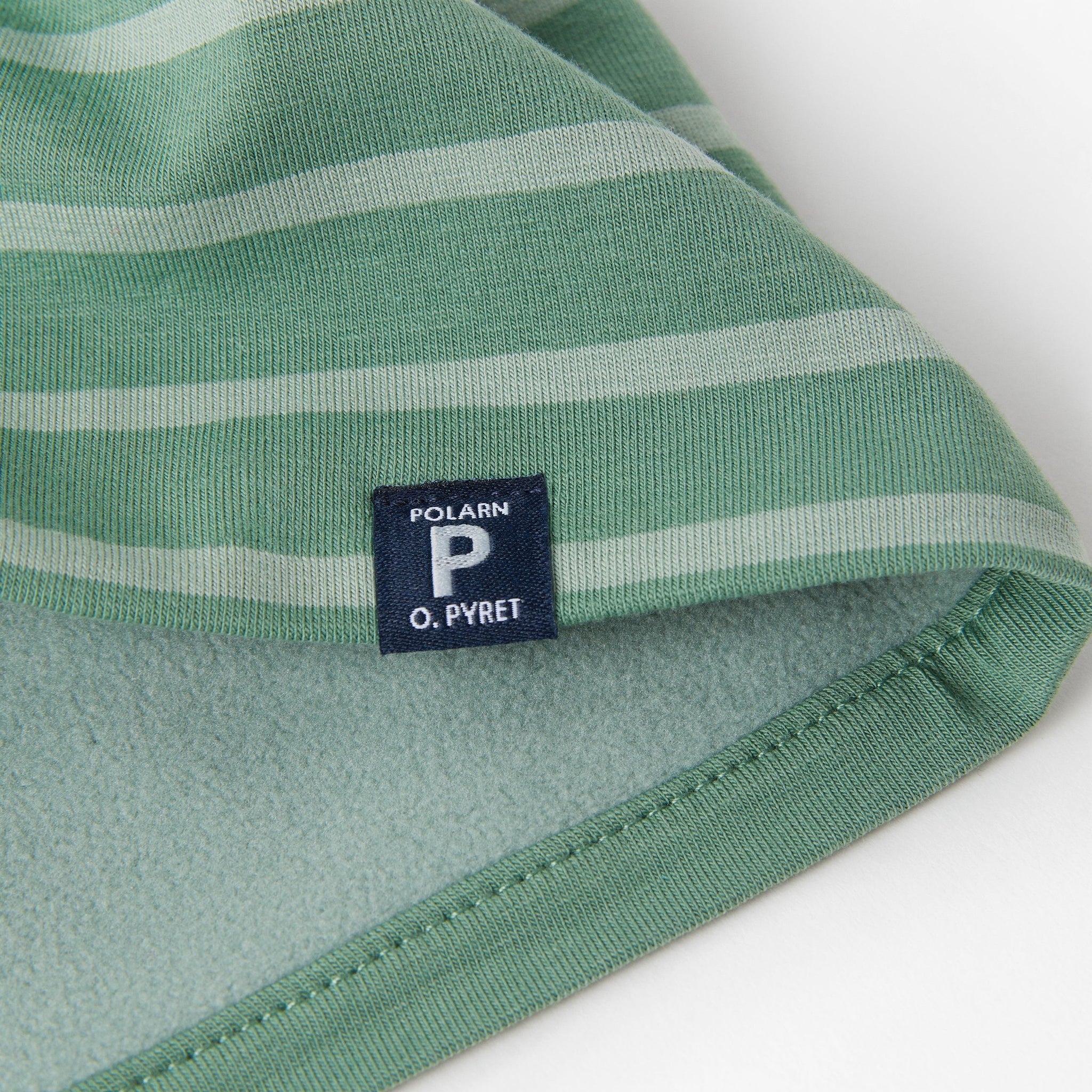 Green Fleece Lined Kids Snood from the Polarn O. Pyret kidswear collection. Ethically produced kids outerwear.