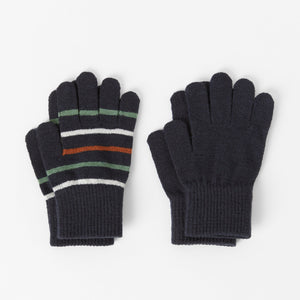 Navy Magic Kids Gloves Multipack from the Polarn O. Pyret kidswear collection. Sustainably produced kids outerwear.