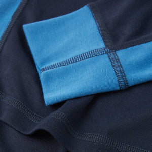 Navy Kids Thermal Top from the Polarn O. Pyret kidswear collection. Made from sustainable sources.