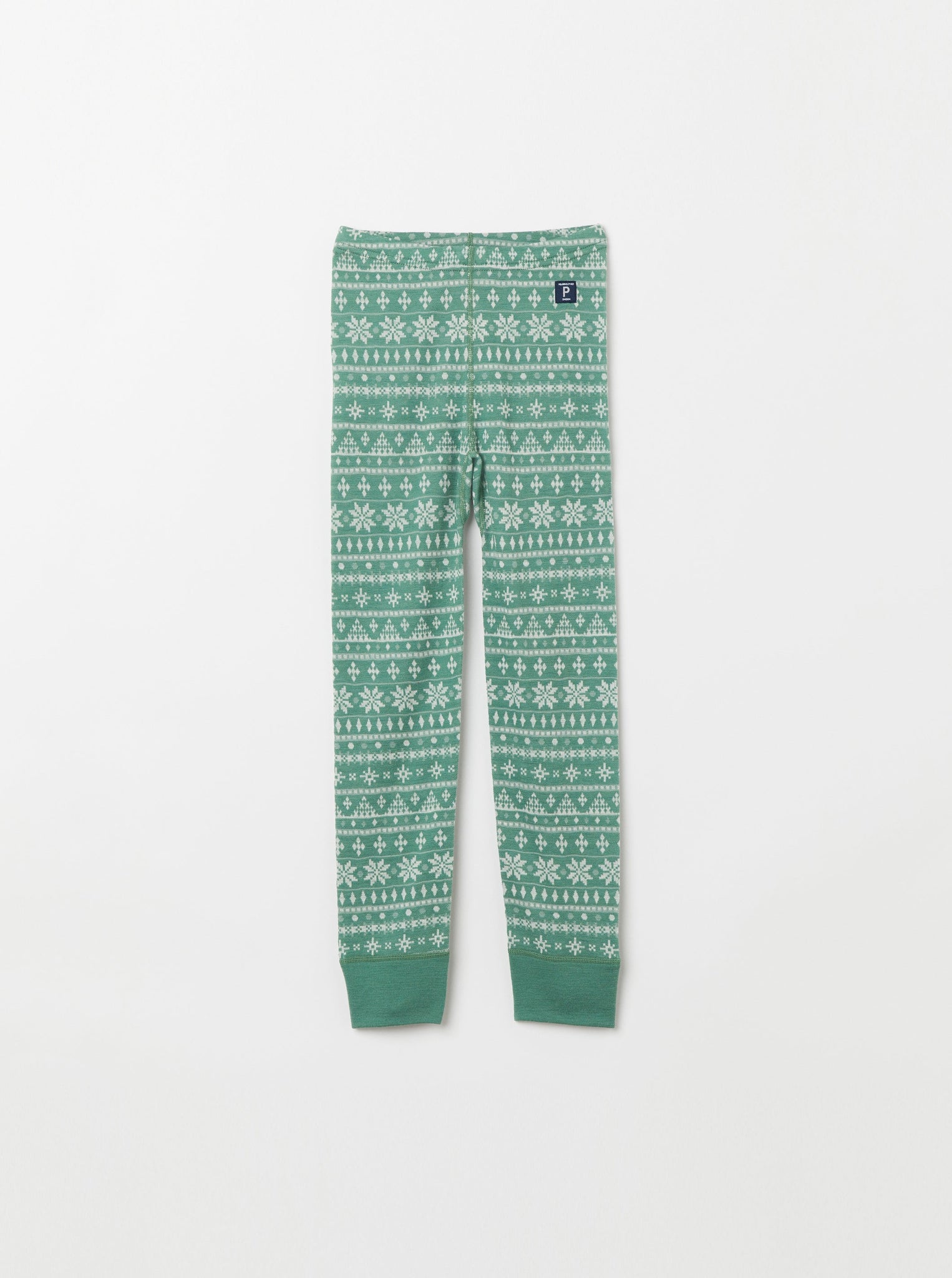 Merino Green Thermal Kids Long Johns from the Polarn O. Pyret kidswear collection. Made from sustainable sources.
