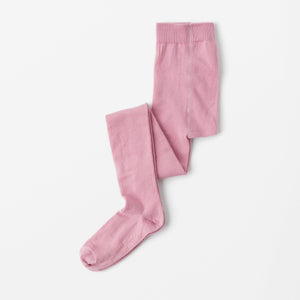 Merino Wool Pink Antislip Kids Tights from the Polarn O. Pyret kidswear collection. Made using ethically sourced materials.