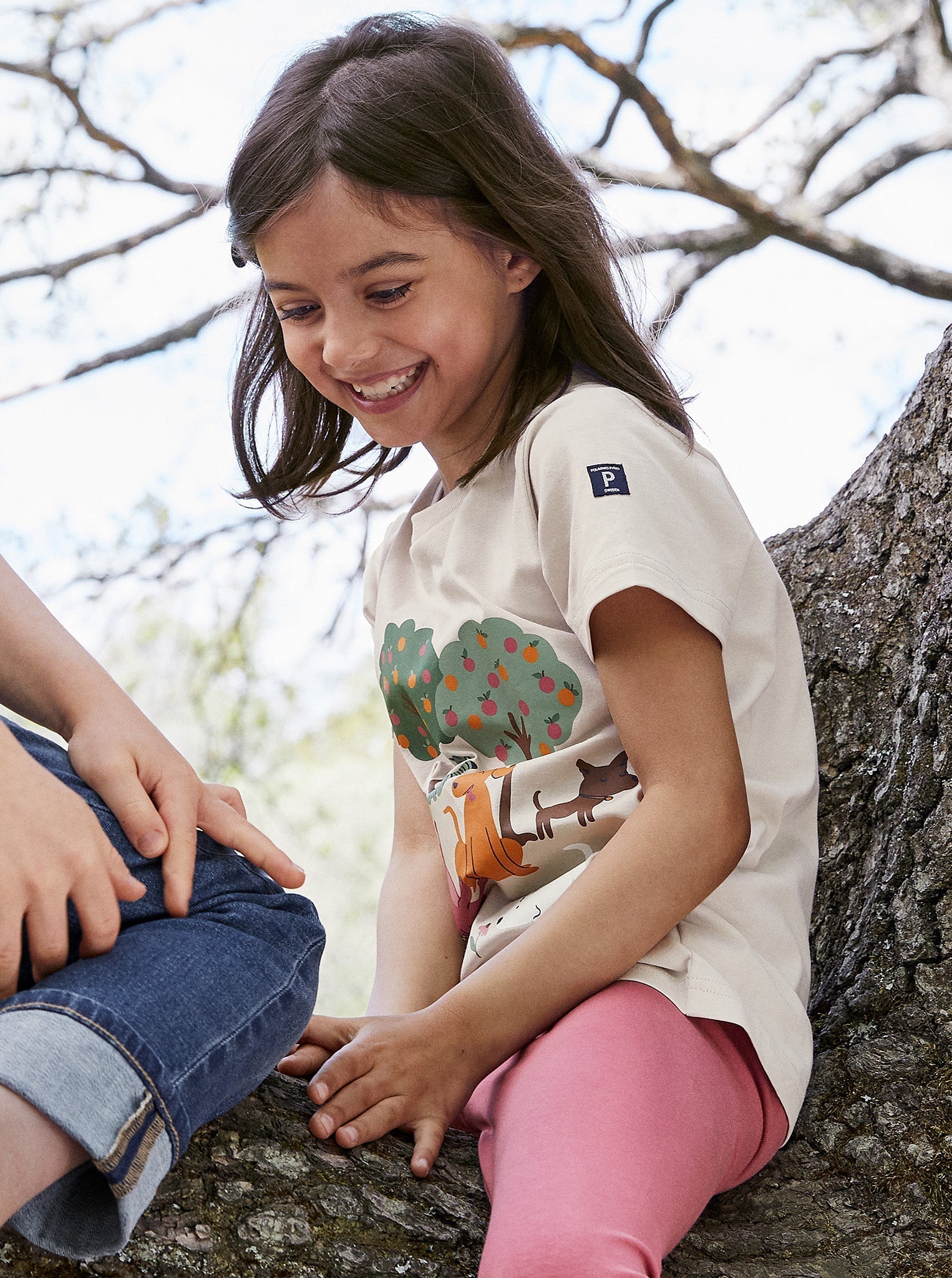 Organic Cotton Animal Print T-Shirt from the Polarn O. Pyret Kidswear collection. The best ethical kids clothes