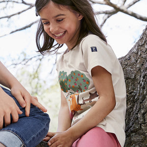 Organic Cotton Animal Print T-Shirt from the Polarn O. Pyret Kidswear collection. The best ethical kids clothes