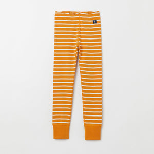 Organic Cotton Yellow Kids Leggings from the Polarn O. Pyret Kidswear collection. Ethically produced kids clothing.
