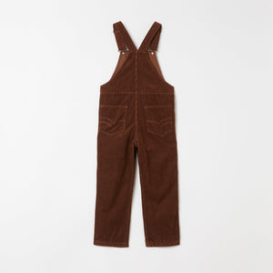 Corduroy Brown Kids Dungarees from the Polarn O. Pyret Kidswear collection. Clothes made using sustainably sourced materials.
