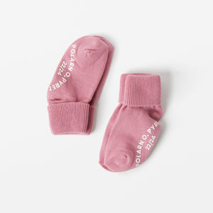 Pink Antislip Kids Socks Multipack from the Polarn O. Pyret Kidswear collection. Nordic kids clothes made from sustainable sources.