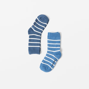 Blue Kids Socks Multipack from the Polarn O. Pyret Kidswear collection. Clothes made using sustainably sourced materials.