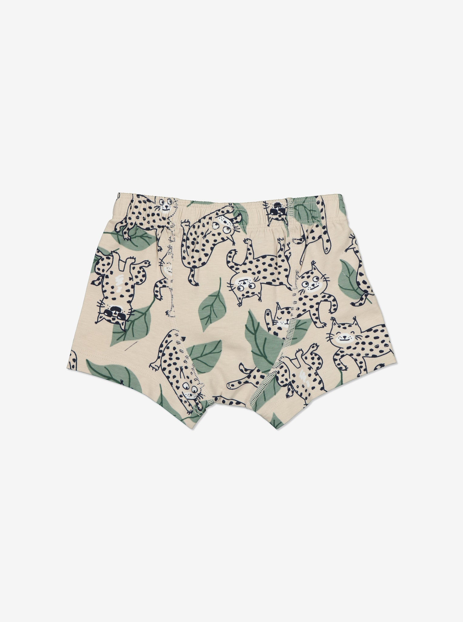 Organic Cotton Beige Boys Boxers from the Polarn O. Pyret Kidswear collection. Ethically produced kids clothing.