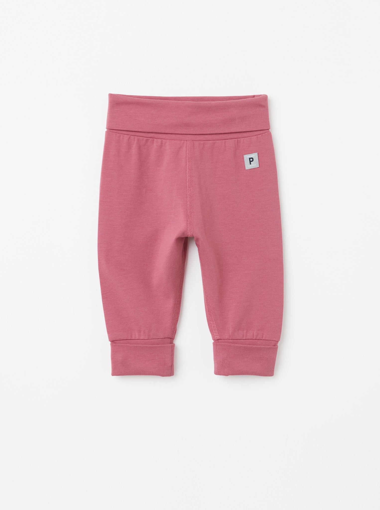 Organic Cotton Pink Baby Leggings from the Polarn O. Pyret Kidswear collection. The best ethical kids clothes
