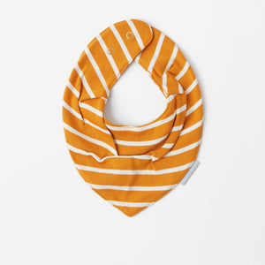 Organic Cotton Yellow Baby Bib from the Polarn O. Pyret Kidswear collection. The best ethical kids clothes