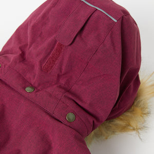 Red Kids Waterproof Overall from the Polarn O. Pyret kidswear collection. Ethically produced kids outerwear.
