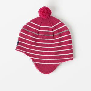 Merino Wool Kids Bobble Hat