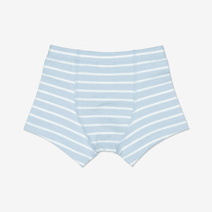 Organic Cotton Blue Boys Boxers from Polarn O. Pyret Kidswear. Made using sustainable sourced materials.