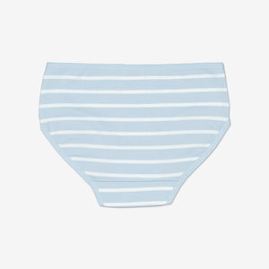 Organic Cotton Blue Girls Briefs from Polarn O. Pyret Kidswear. Made from ethically sourced materials.
