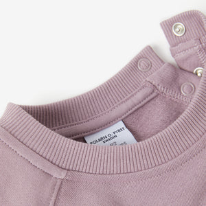 Organic Cotton Pink Kids Sweatshirt from the Polarn O. Pyret kidswear collection. The best ethical kids clothes