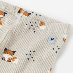 Organic Cotton White Baby Leggings from the Polarn O. Pyret babywear collection. The best ethical baby clothes