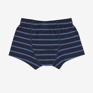 Organic Cotton Navy Boys Boxers from the Polarn O. Pyret kidswear collection. Clothes made using sustainably sourced materials.