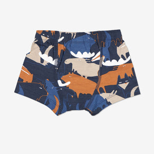 Organic Cotton Blue Kids Boxers from the Polarn O. Pyret kidswear collection. The best ethical kids clothes