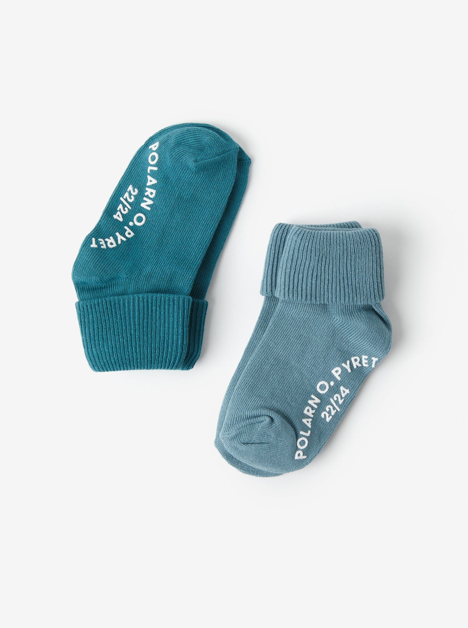 Blue Antislip Kids Socks Multipack from the Polarn O. Pyret kidswear collection. Clothes made using sustainably sourced materials.