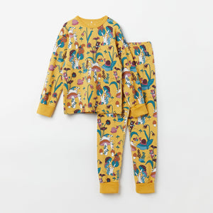 Organic Cotton Fairy Print Kids Pyjamas from the Polarn O. Pyret kidswear collection. Ethically produced kids clothing.